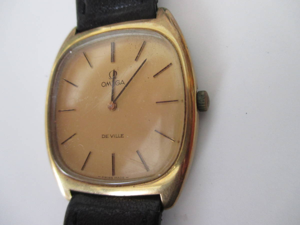 OMEGA オメガ 腕時計 De Ville デヴィル クォーツ 750 K18 ゴールド