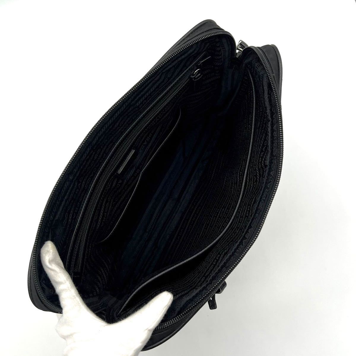 1円 【新品未使用・定価30万円】 PRADA プラダ ビジネスバッグ メンズ 