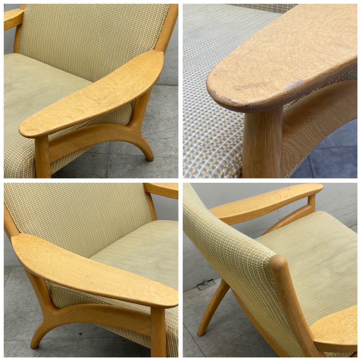 展示品☆CONDE HOUSE カンディハウス フローレンス 1P ソファチェア 