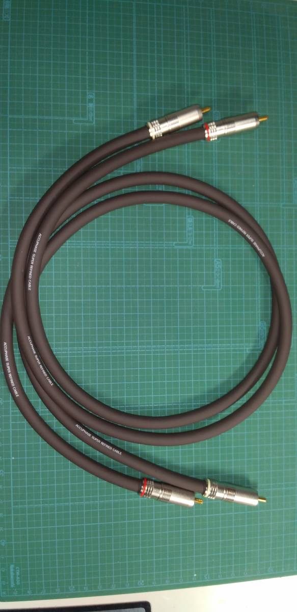 ACCUPHASE ASL-10同等品 SUPER REFINED CABLE アキュフェーズ RCA 