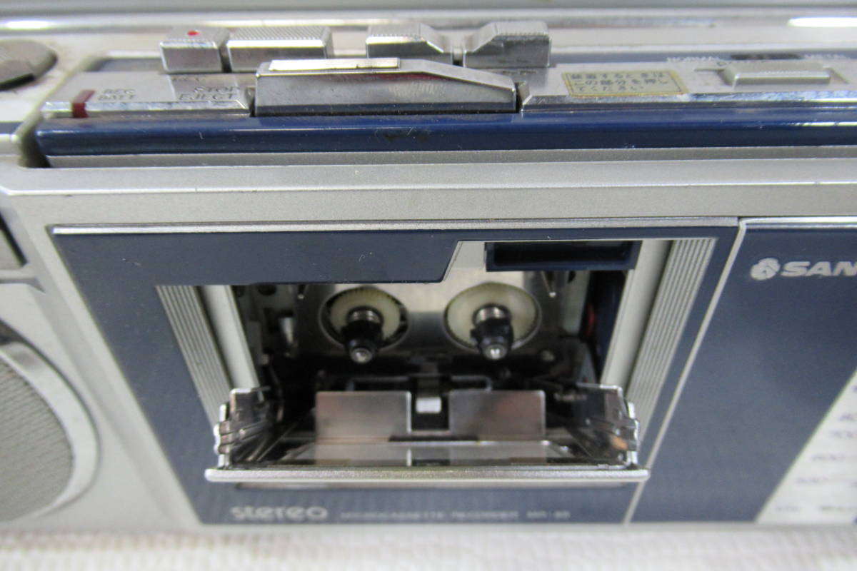 M875棚4 SANYO☆三洋 【MR-88T】 マイクロカセットレコーダー 飛びだせ