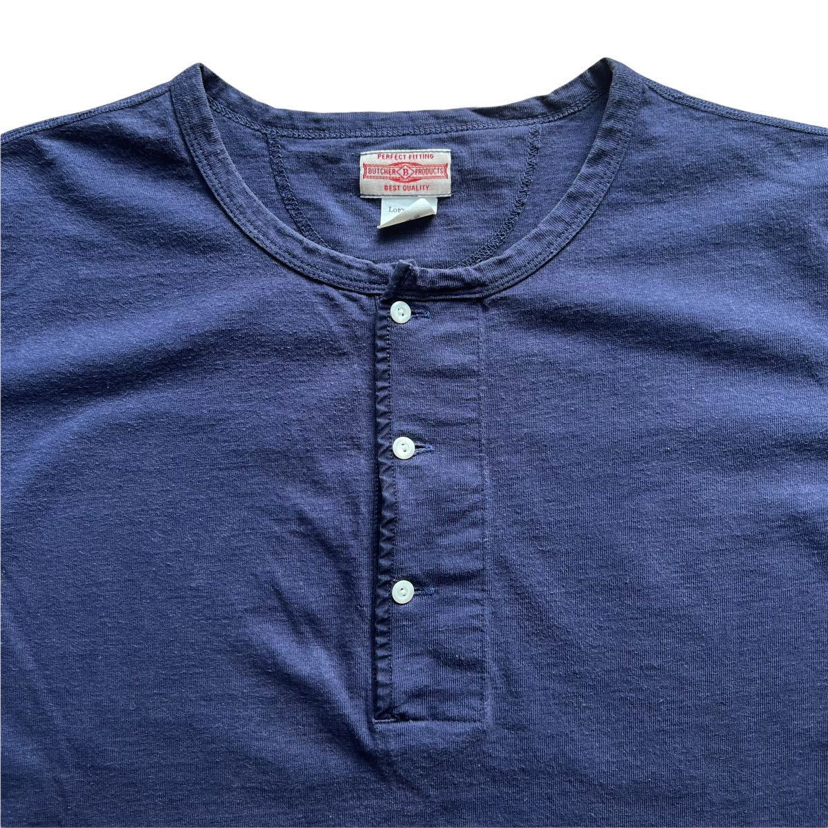 butcherproducts atlast&co アットラスト　ヘンリーネック BUTCHER PRODUCTSブッチャープロダクツ ヘンリーネックTシャツ