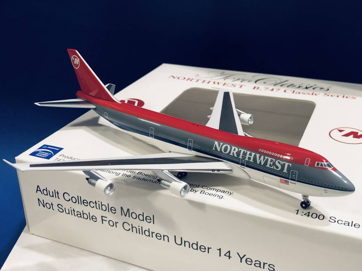 Aeroclassics 1/400 Northwest B747-251B N627US 