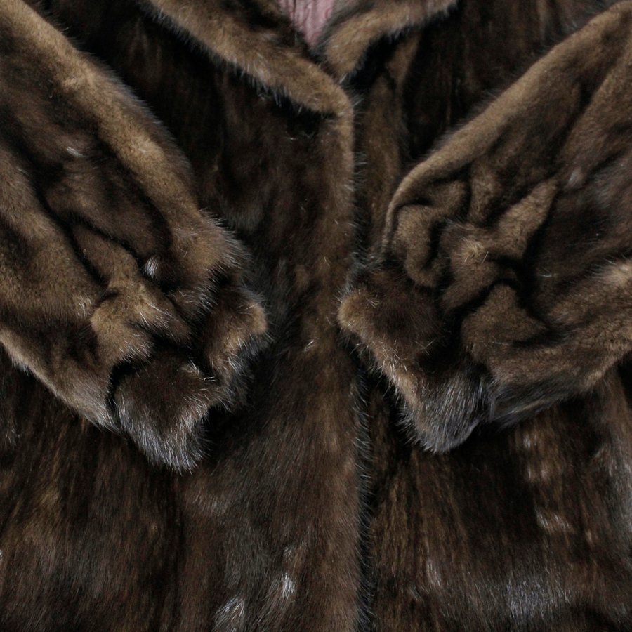 美品 SAGA MINK サガミンク JINDO 毛皮 Superb コート 