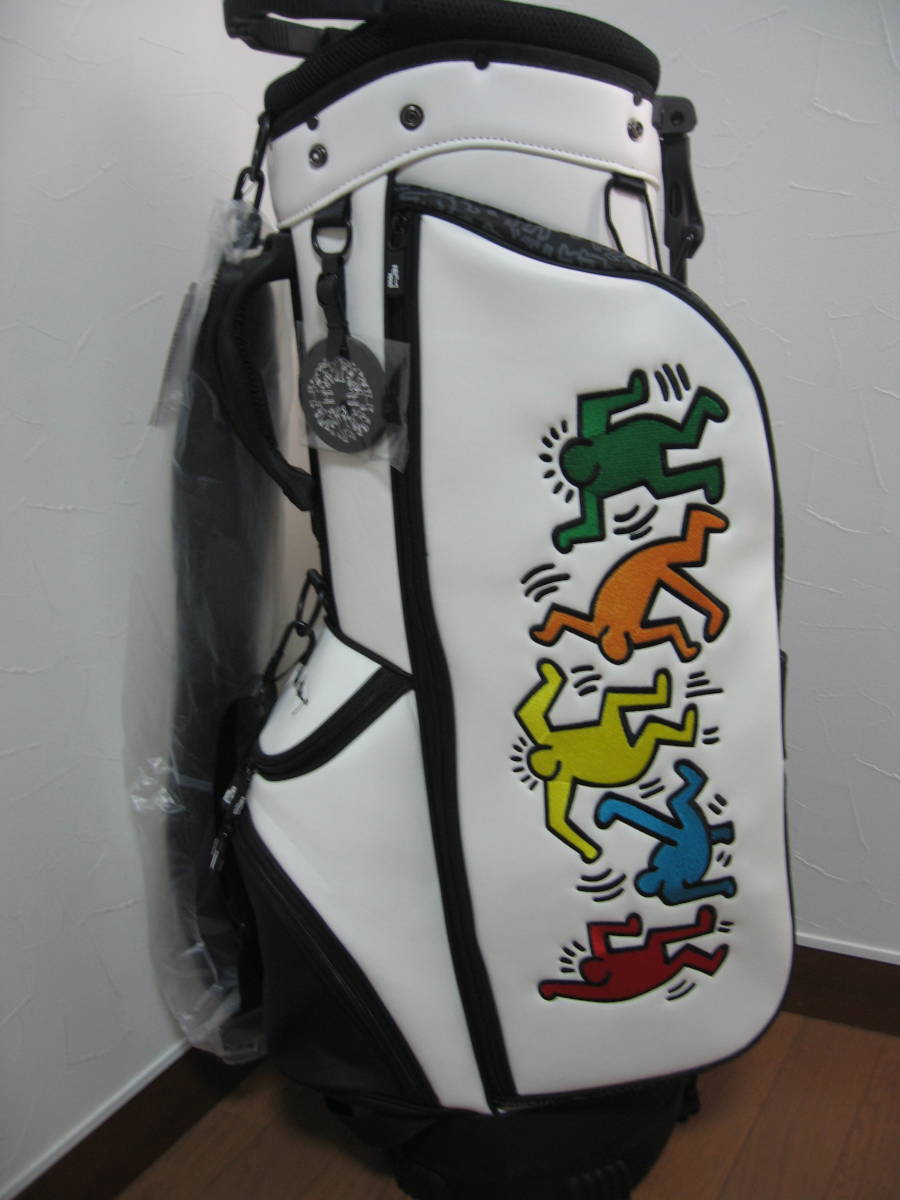 人気の キース・ヘリング(Keith Haring) スタンドキャディバッグ 9型