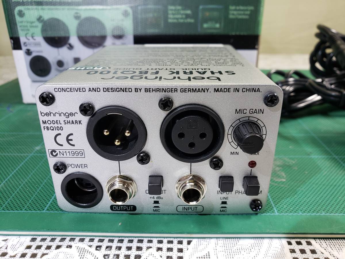 behringer SHARK FBQ100 フィードバックデストロイヤー