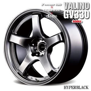 GV330 17×9.5J +15 ホワイト 2本 114.3/5H VALINO ヴァリノ Advanti 