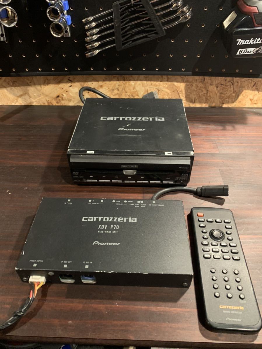 carrozzeria パイオニア XDV-P70 DVDチェンジャー 6枚 XDV-P70 DVDチェンジャー carrozzeria 2個 6連装 車 カロッツェリア