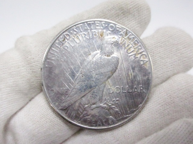 アメリカ 1ドル 硬貨 1923 ピースダラー 銀貨 貨幣 3-D025/1/60L(北