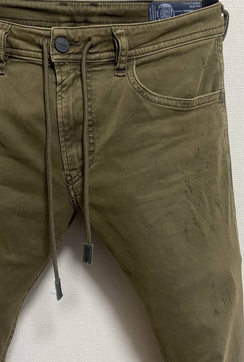 定価52800円 DIESEL DNA ダメージ加工ブラックデニム 28 S｜メンズ