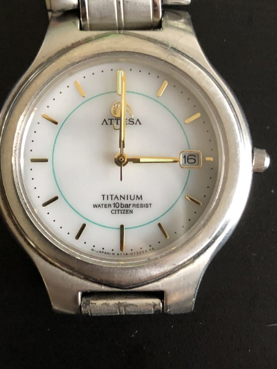 シチズン アテッサ CITIZEN ATTESA ACT チタン Line クォーツ &frasl; メンズ H410-T005870 QZ | ブラック セール本物 限定
