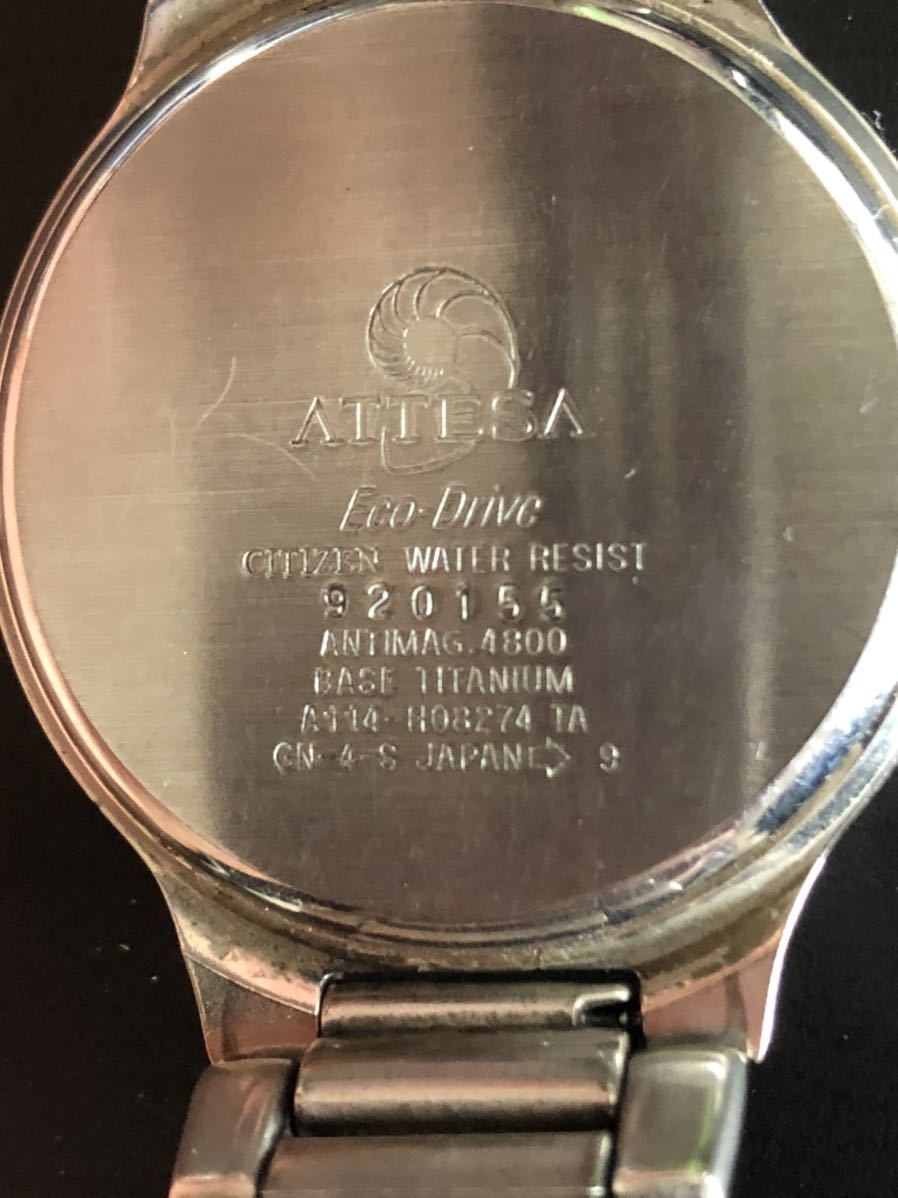 シチズン アテッサ CITIZEN ATTESA ACT チタン Line クォーツ &frasl; メンズ H410-T005870 QZ | ブラック セール本物 限定