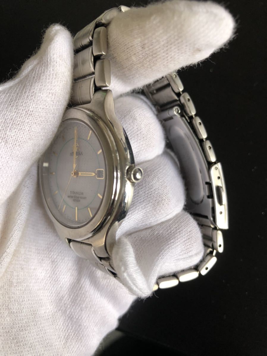 シチズン アテッサ CITIZEN ATTESA ACT チタン Line クォーツ &frasl; メンズ H410-T005870 QZ | ブラック セール本物 限定