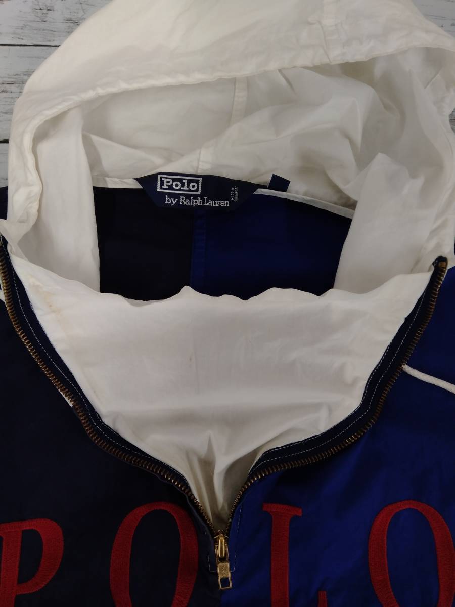 RALPH LAUREN 1992 STADIUM POPOVER JACKET サイズL 90s オンワード 