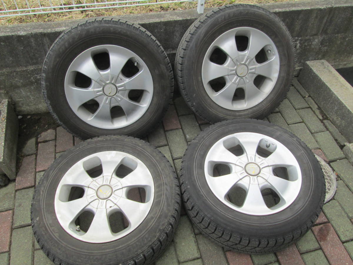 WORK 15×6.5J PCD100＆114.3 5穴マルチ ＋45 ブリジストン  