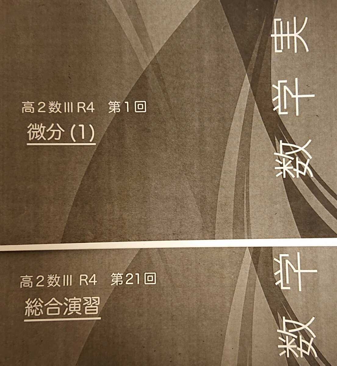 明*郎様 鉄緑会 單先生 高2数III 授業プリント 【公式通販】