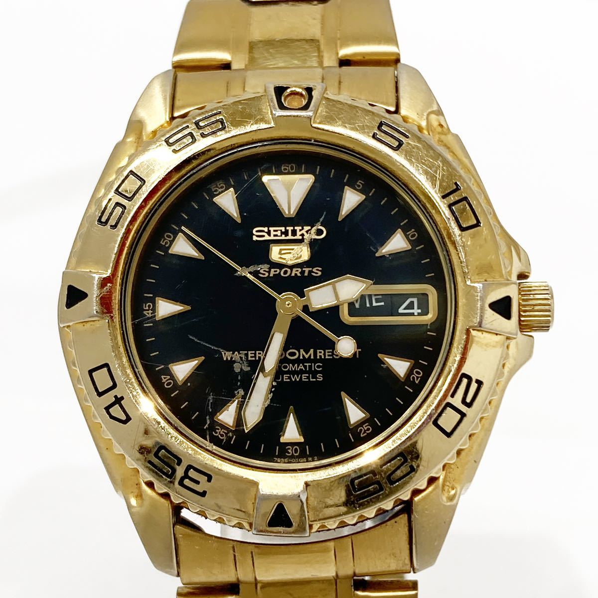 稼働品 SEIKO セイコー 5 ファイブ 7S36-00Y0 デイデイト 23石 自動巻