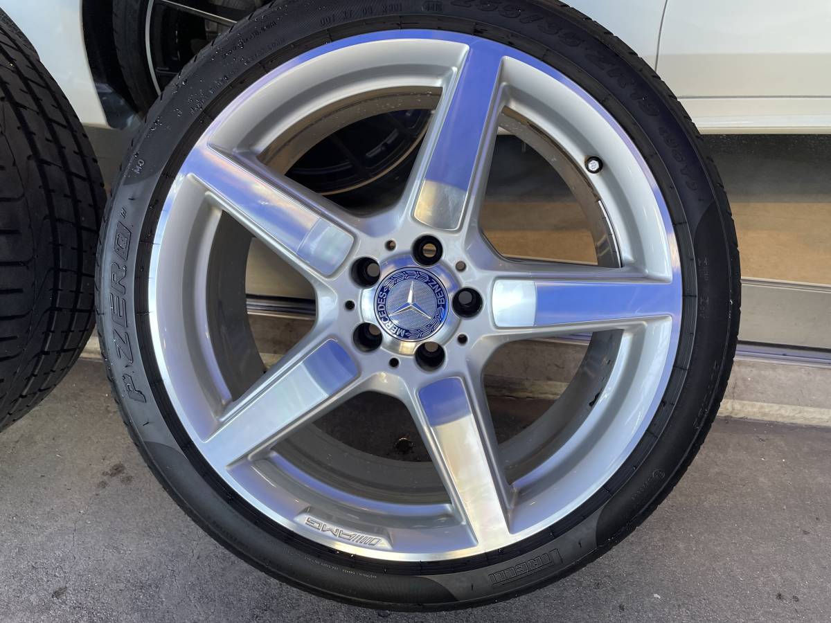 ☆AMG製 19インチアルミ 255/35R19 2本 285/30R19 本 前後4本SET W218 