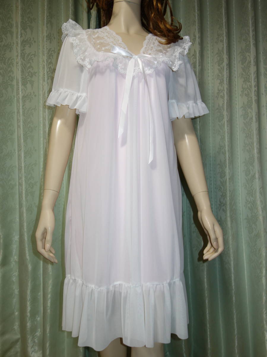 S25 美品 かわいい ピンクのネグリジェ フリーサイズ(ナイトウエア 