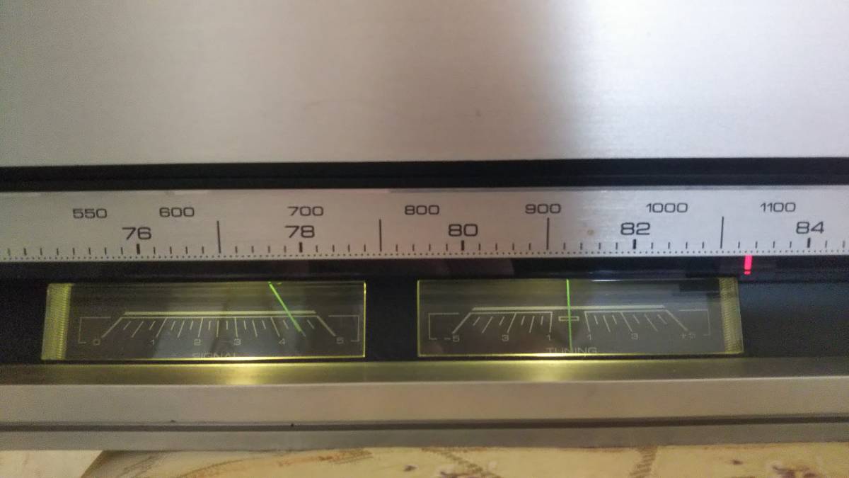 TORIO KT-1100 動作品 KT-1100 TRIO FM&frasl;AM 高音質・調整済み (7号機) ステレオチューナー