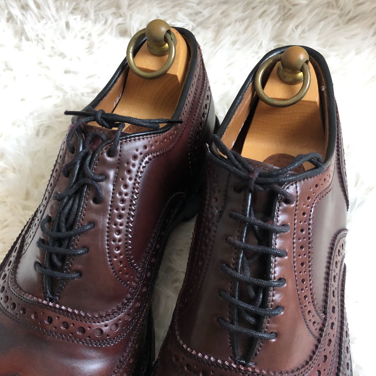 漂う高級感】アレンエドモンズ Allen Edmonds 革靴 ウイングチップ 