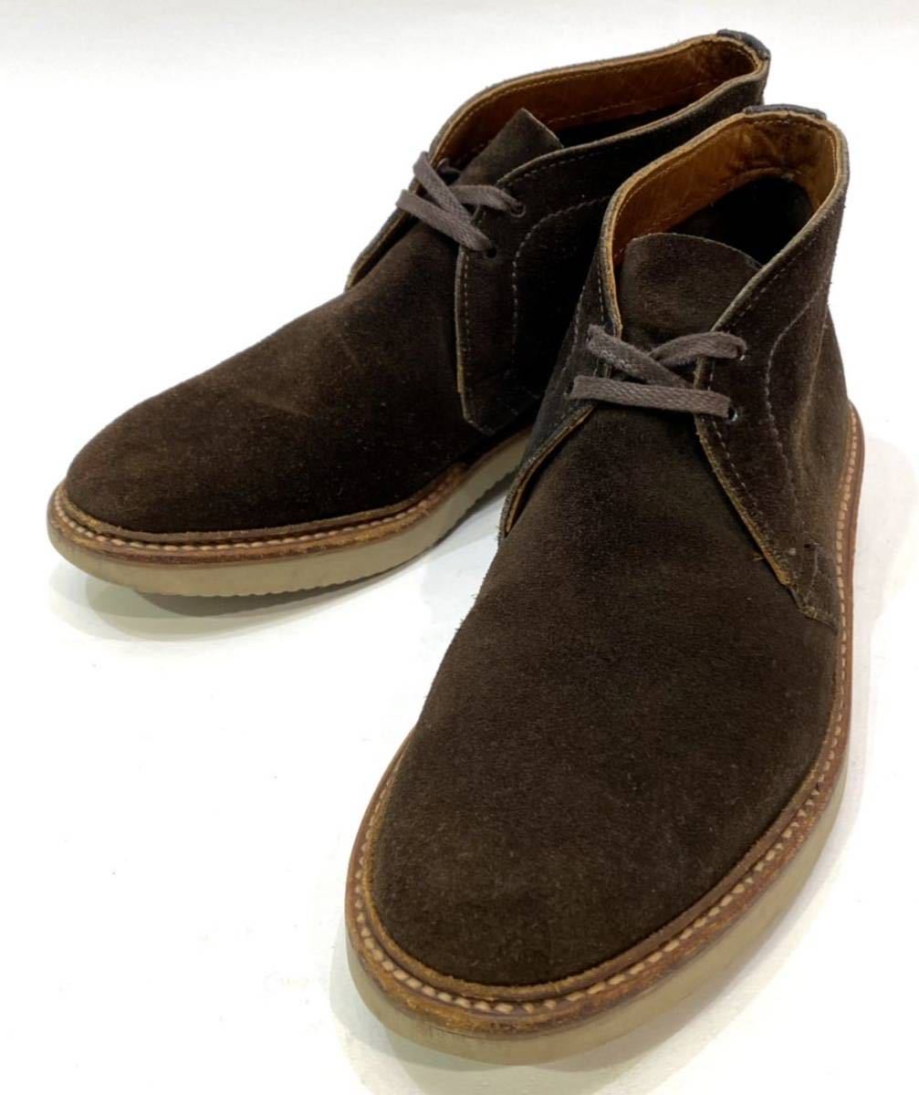 正規品 ALDEN×UNITED ARROWS BLUE LABEL スエードチャッカブーツ 