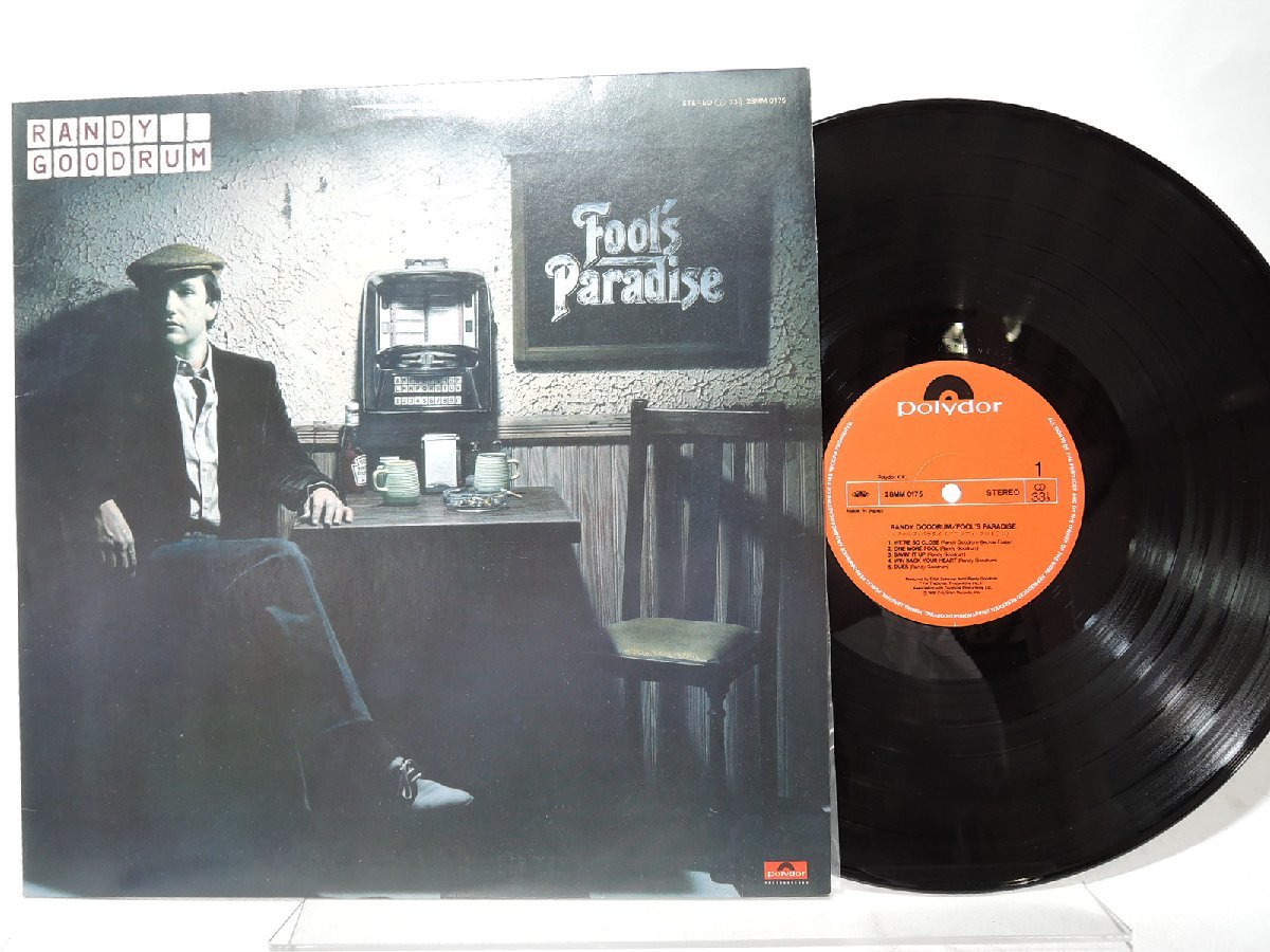 国内盤】Randy Goodrum(ランディ・グッドラム)「Fool's Paradise」LP 国内盤】Randy Goodrum(ランディ・グッドラム)「Fool's Paradise」LP