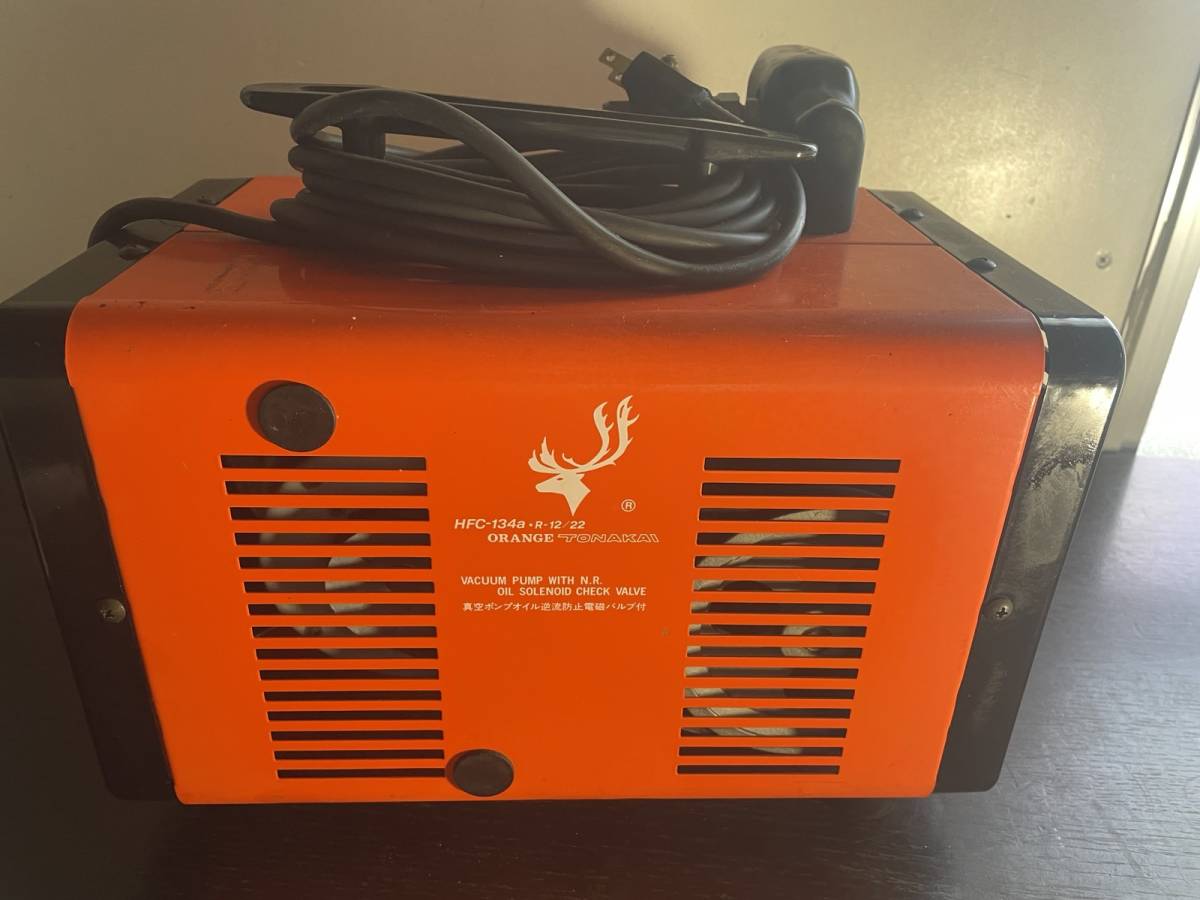 デンゲン 真空ポンプ Cs 754f クーラーマックス オレンジトナカイ カーエアコン 真空引きポンプ 通電確認済 工具 売買されたオークション情報 Yahooの商品情報をアーカイブ公開 オークファン Aucfan Com