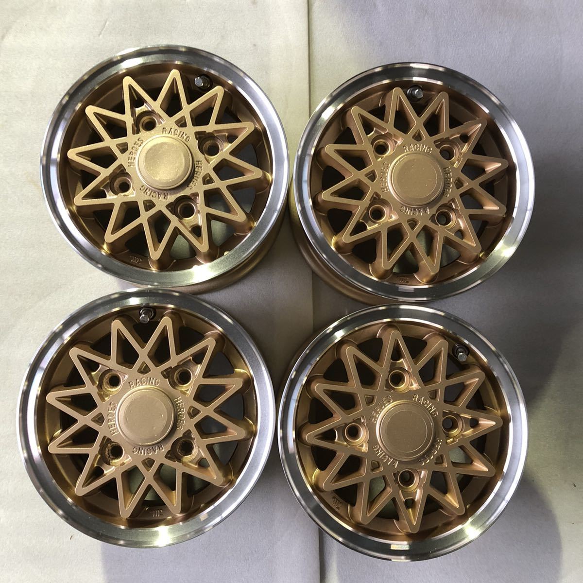 54170323】☆中古美品☆程度良好☆HEROES RACING 10インチ 4 1/3-B×10 