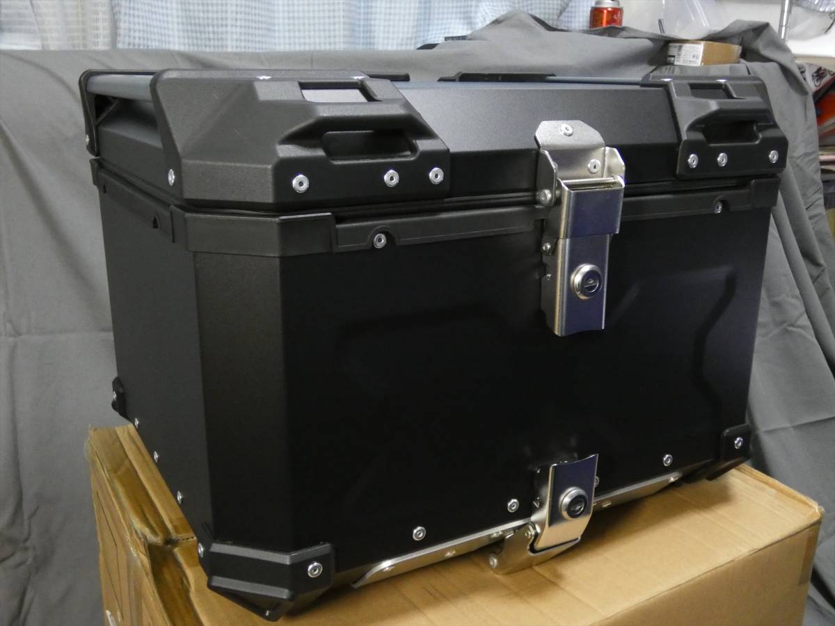 バイク用 リアボックス 55L 大容量 バイクボックス アルミ製 トップケース