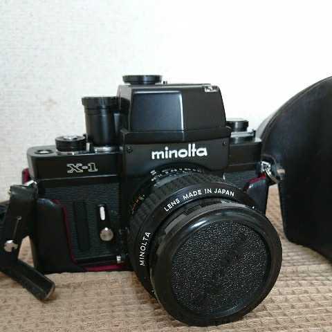 15137 ★現状品★ Minolta X-1 AE ボディ ミノルタ フィルム 赤城耕一：第10回 1973年に発売された、ミノルタ初のフラッグシップ機