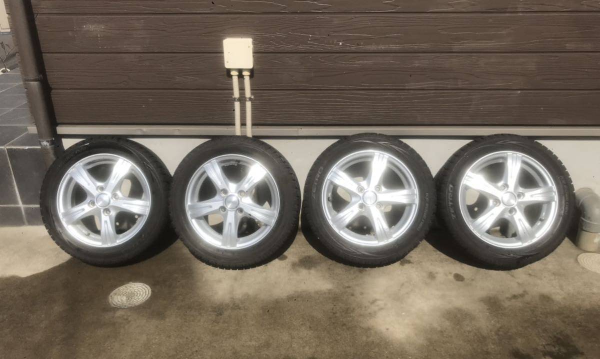 軽自動車用スタッドレスタイヤ アルミホイール4本セット 155/65R14
