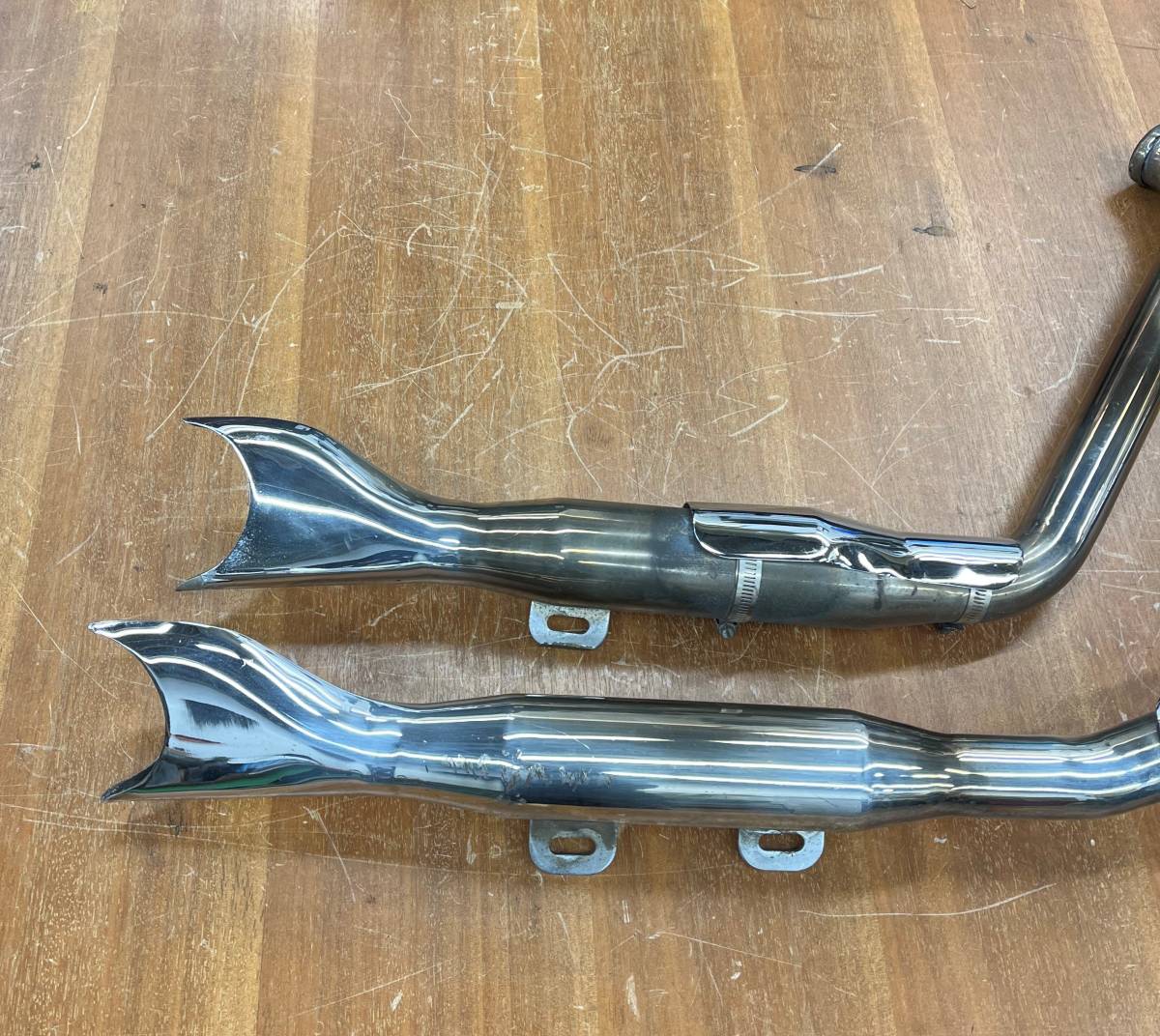 人気SALE，お得 ハーレーダビッドソン エボ マフラー フィッシュテール