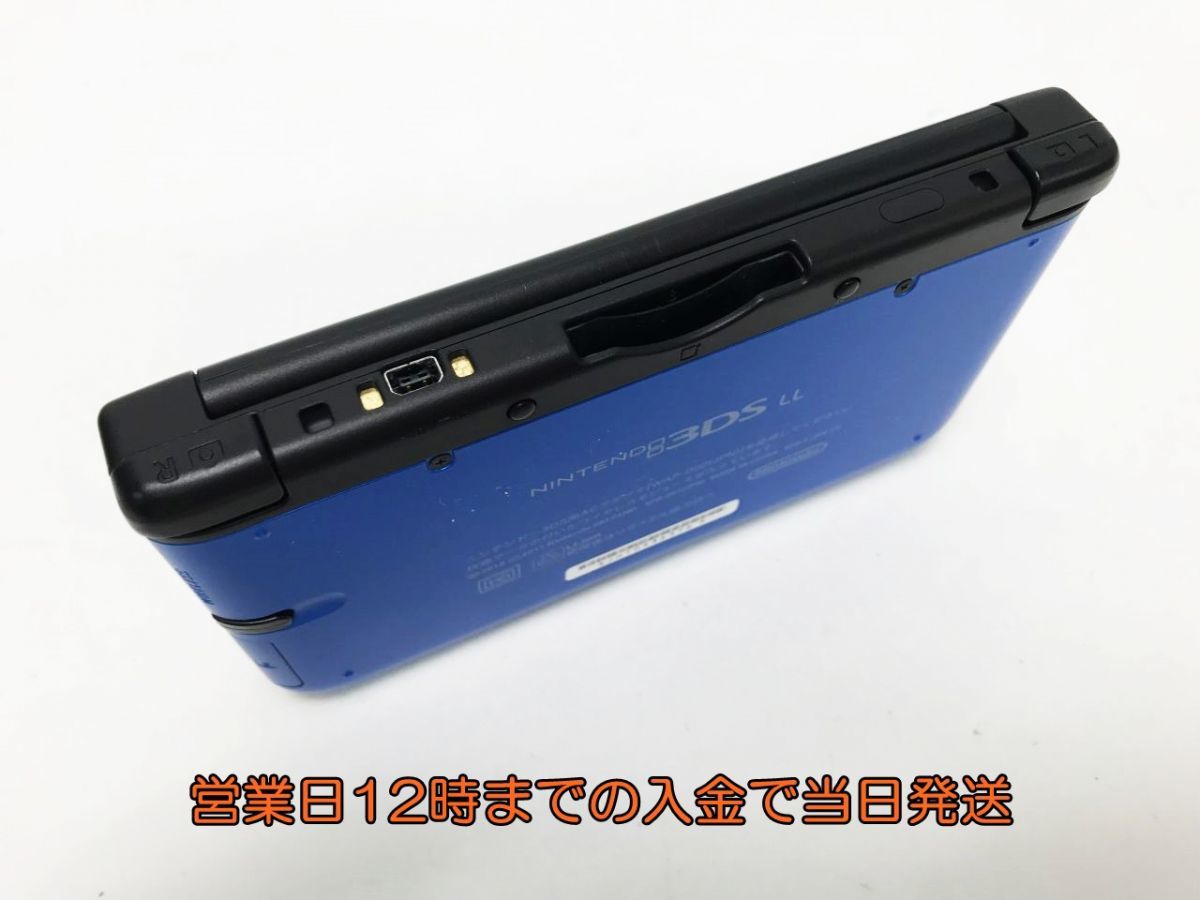 1円】ニンテンドー3DS LL ブルーXブラック ゲーム機本体 初期化動作  