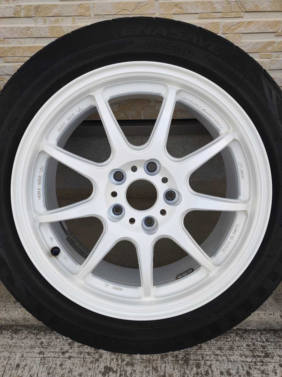 WORK EMOTION D9R 17インチ 7J ＋53 5穴 114.3 ステップワゴン ワーク