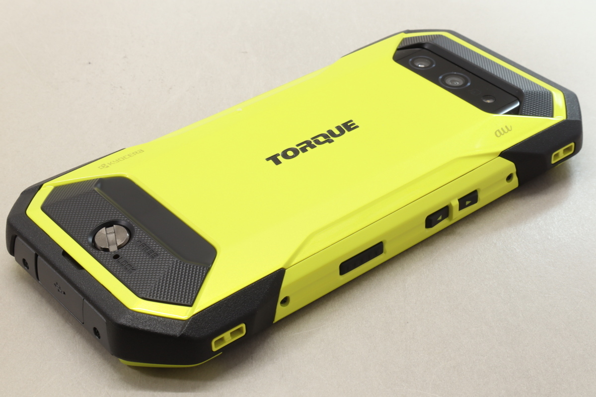 5G TORQUE KYG01 京セラ | イエロー 128GB SIMロック AUモデル au