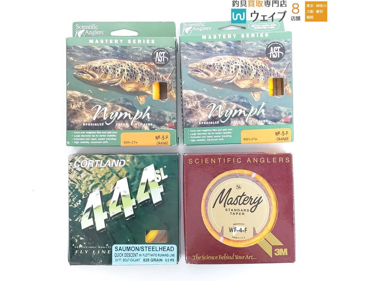 正規品，品質保証 サイエンティフィックアングラー マステリー スタンダードテーパー WF-4-F ニンフ WF-5-F コートランド 444SL 計4点(フライ用)｜売買されたオークション情報、yahooの商品情報をアーカイブ公開 - フライ用