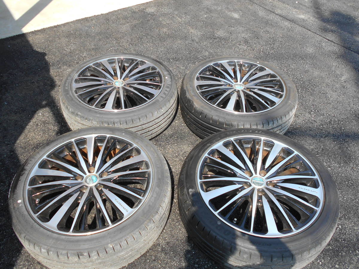 セール，大得価 ロクサーニ TARKUS タルカス ホイールタイヤ 4本SET 19インチ 7.5J+55 225/45R19 GOODYEAR EAGLE RV グッドイヤー 8分山 バリ山(ラジアルタイヤ)｜売買されたオークション情報、yahooの商品情報をアーカイブ 5穴