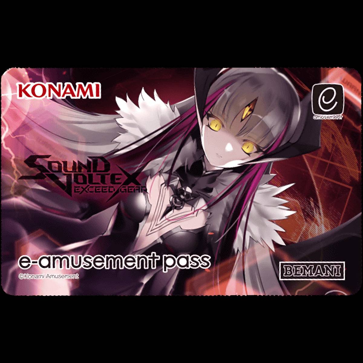 新品未使用□非売品□SOUND VOLTEX e-amusement pass MAYHEM サウンド