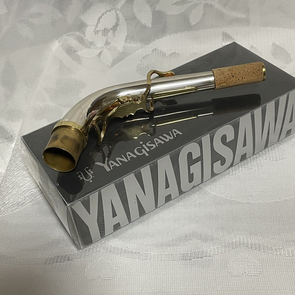 ヤナギサワ　yanagisawa アルトサックス用　ネック　saxophone mouth pipe 95 Solid Silver