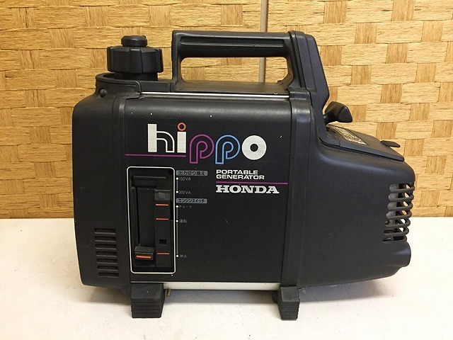 TTD68888八 ホンダ hippo ポータブル発電機 EX300 直接お渡し歓迎 ホンダ ポータブル発電機 hippo ２サイクルエンジン発電機 300VA 「EX300」