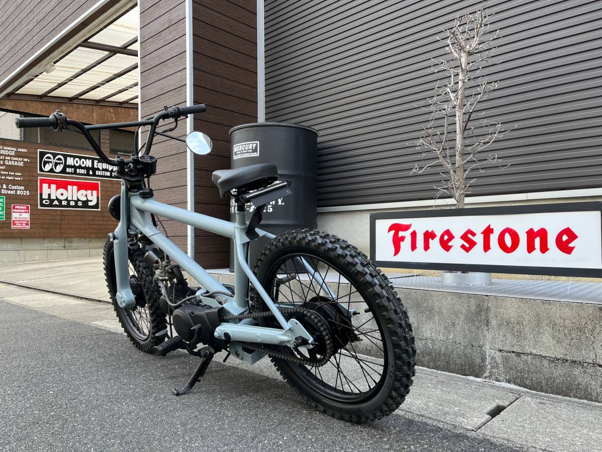 BMXカブ ホンダ純正50ｃｃエンジン チャリカブ スーパーカブ ブロックタイヤ　検索 4ミニ 世田谷ベース モンキー モトクロス BMXカブ ホンダ純正50ccエンジン チャリカブ スーパーカブ 新品
