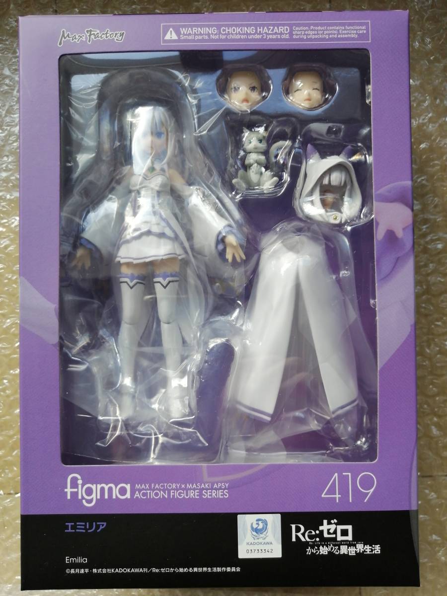 figma 419 Re:ゼロから始める異世界生活 エミリア 新品未開封 リゼロ 0