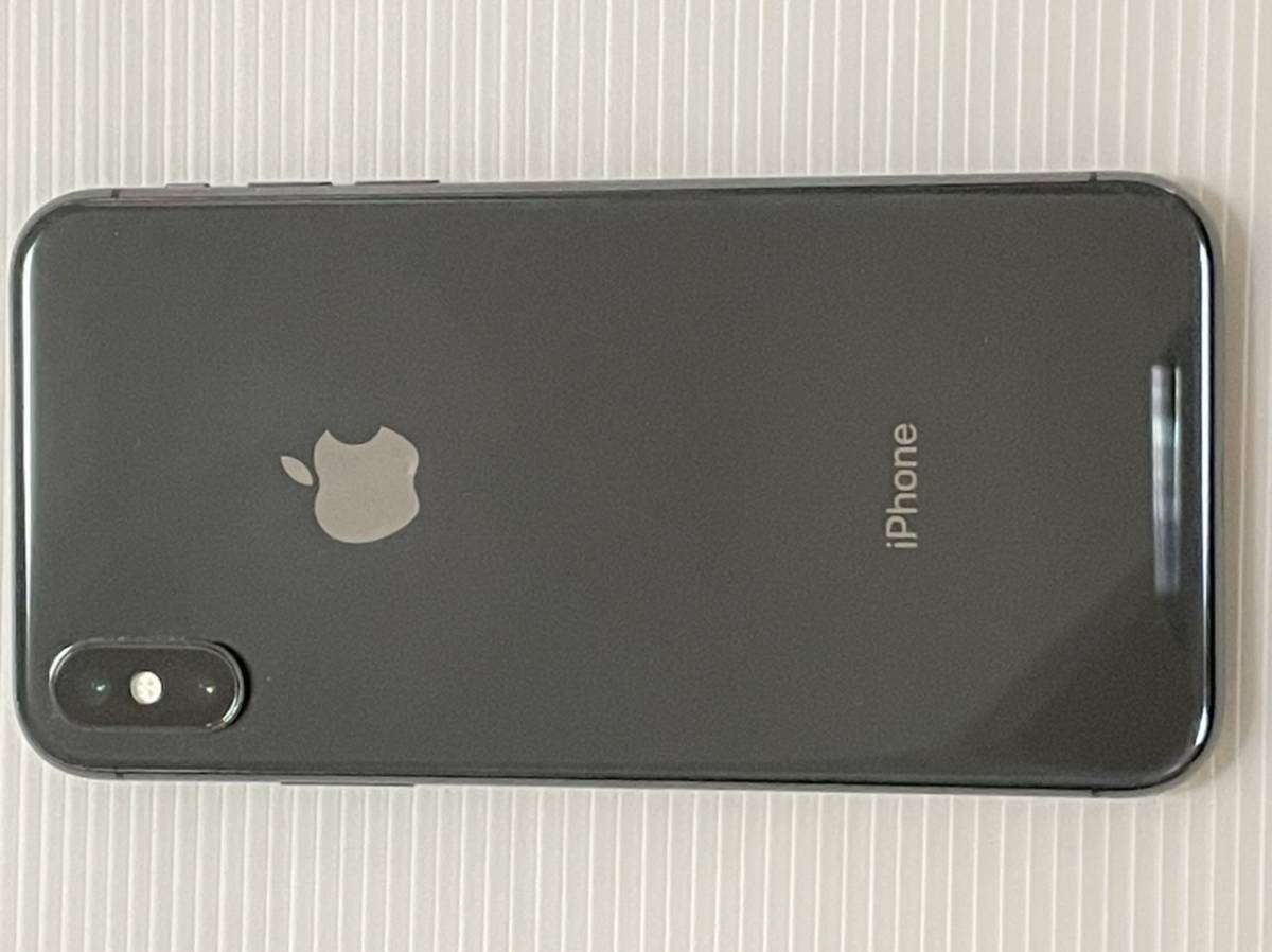 iPhoneX 256GB かなり美品 バッテリー交換込 SIMフリー 送料無料