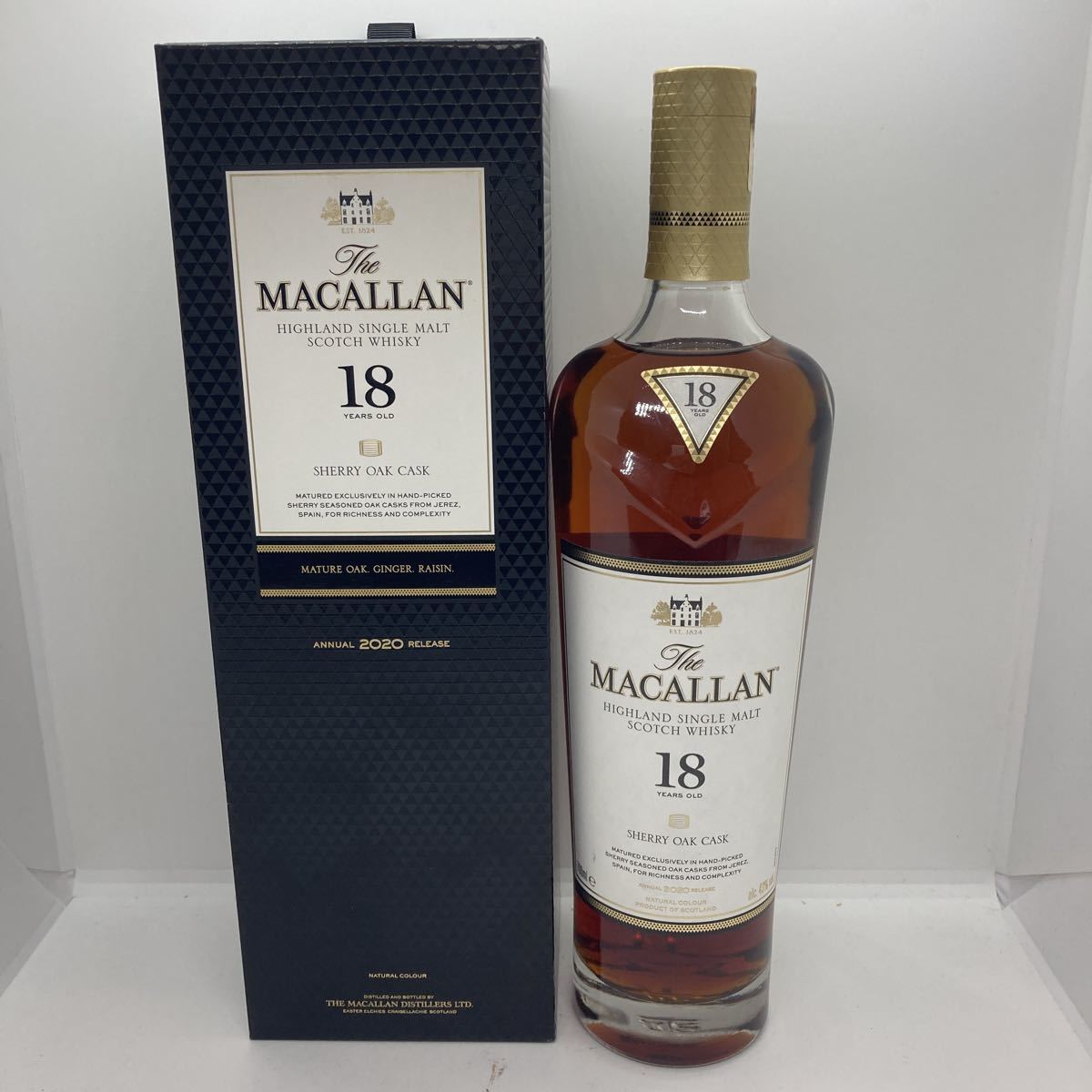 赤字超特価，安い 未開栓 The MACALLAN ザ マッカラン 18年 シェリー