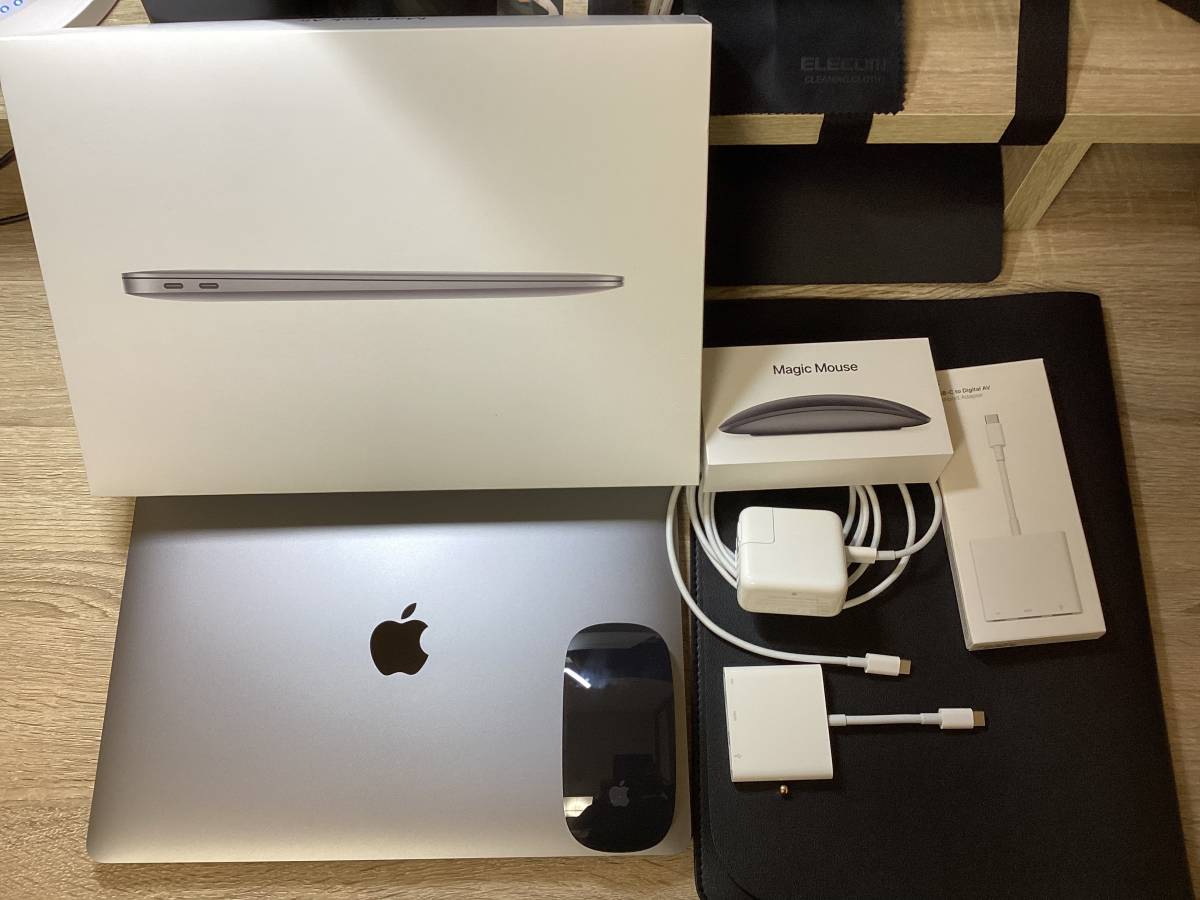 Apple MacBook Air M1 2020 8GB 256GB スペースグレー Magic Mouse2 