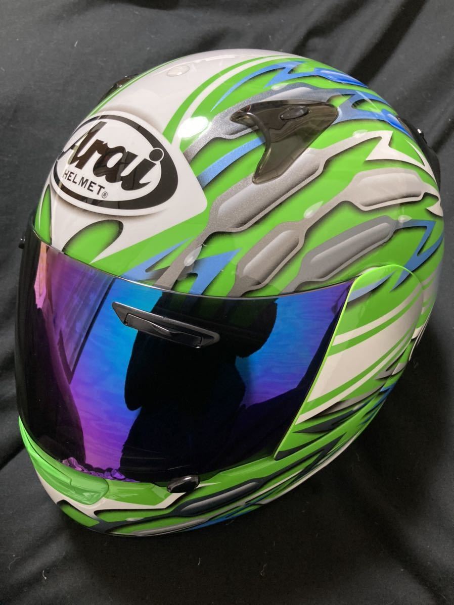 美品 希少 Araiヘルメット アライ ASTRO Tr Kawasaki カワサキ ninja等 