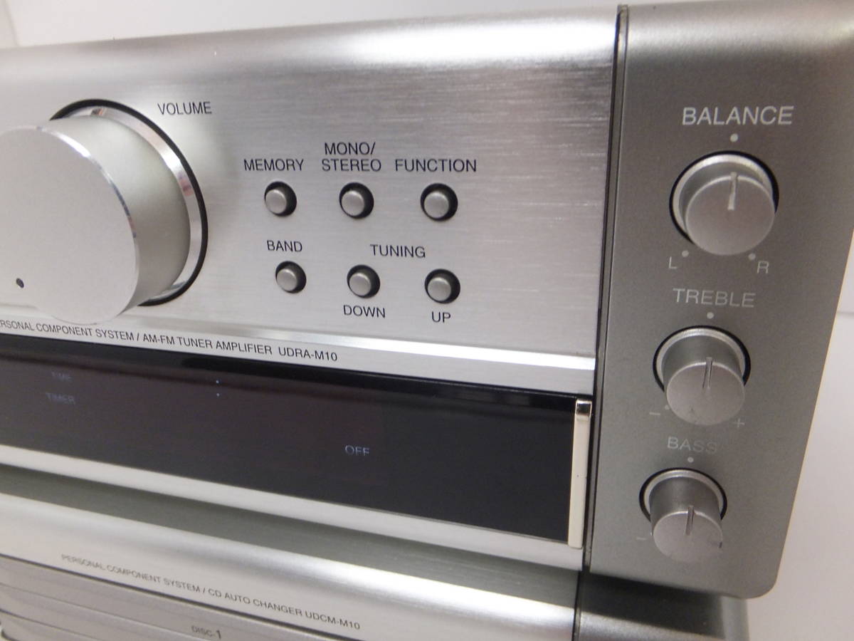 よろづ屋】DENON UD-M10 アンプUDRA-M10 3枚CDチェンジャーUDCM-M10 