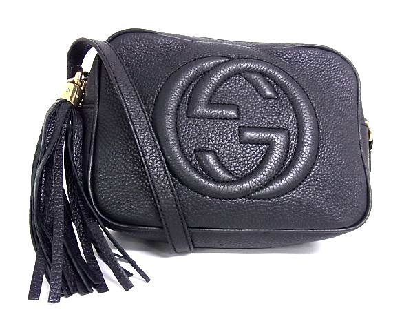 1円 □美品□ GUCCI グッチ 308364 520981 ソーホー レザー G金具  