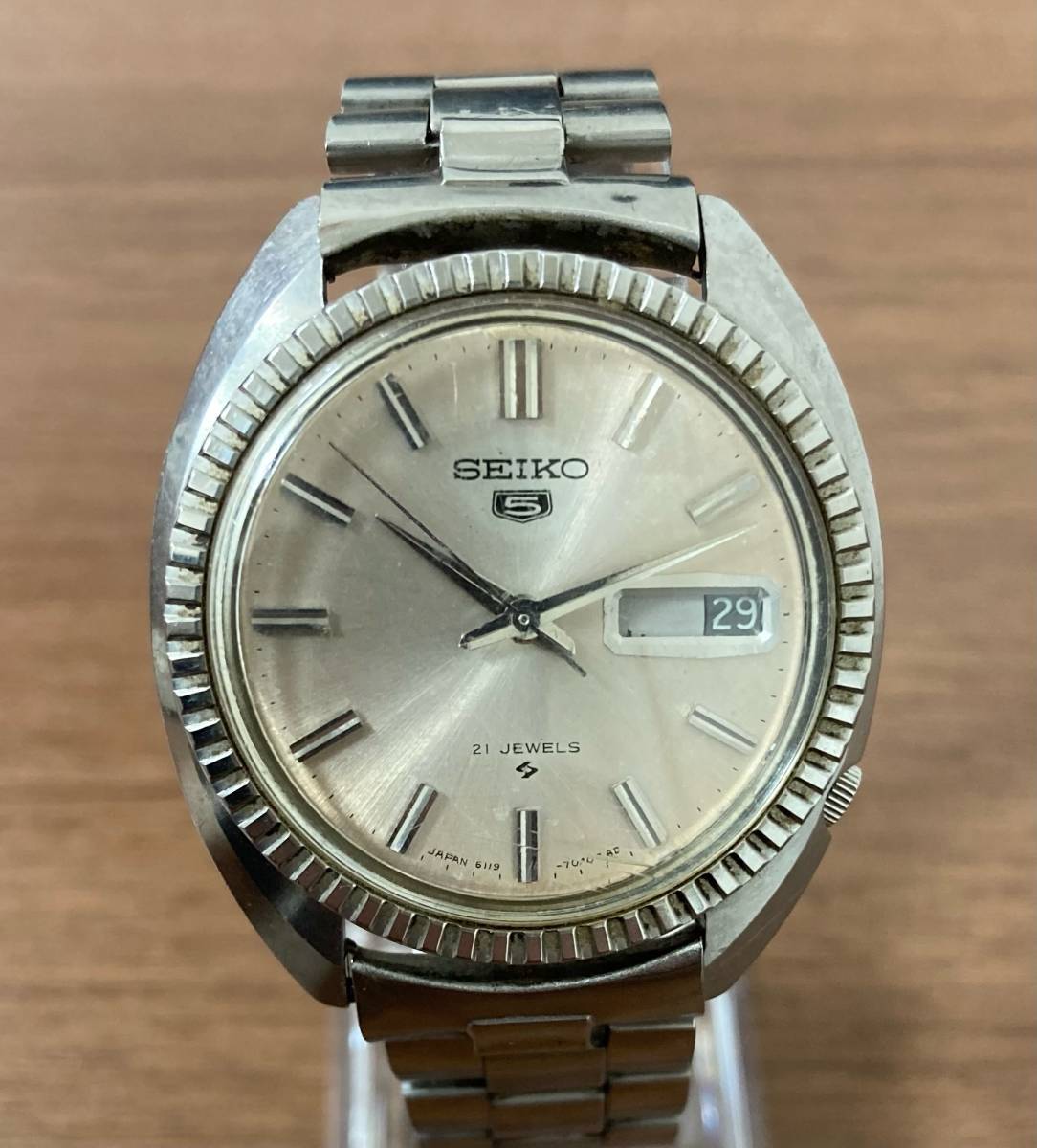 SEIKO 0 セイコーファイブ 21石 大「2223」ジャンク 腕時計 美品中古 